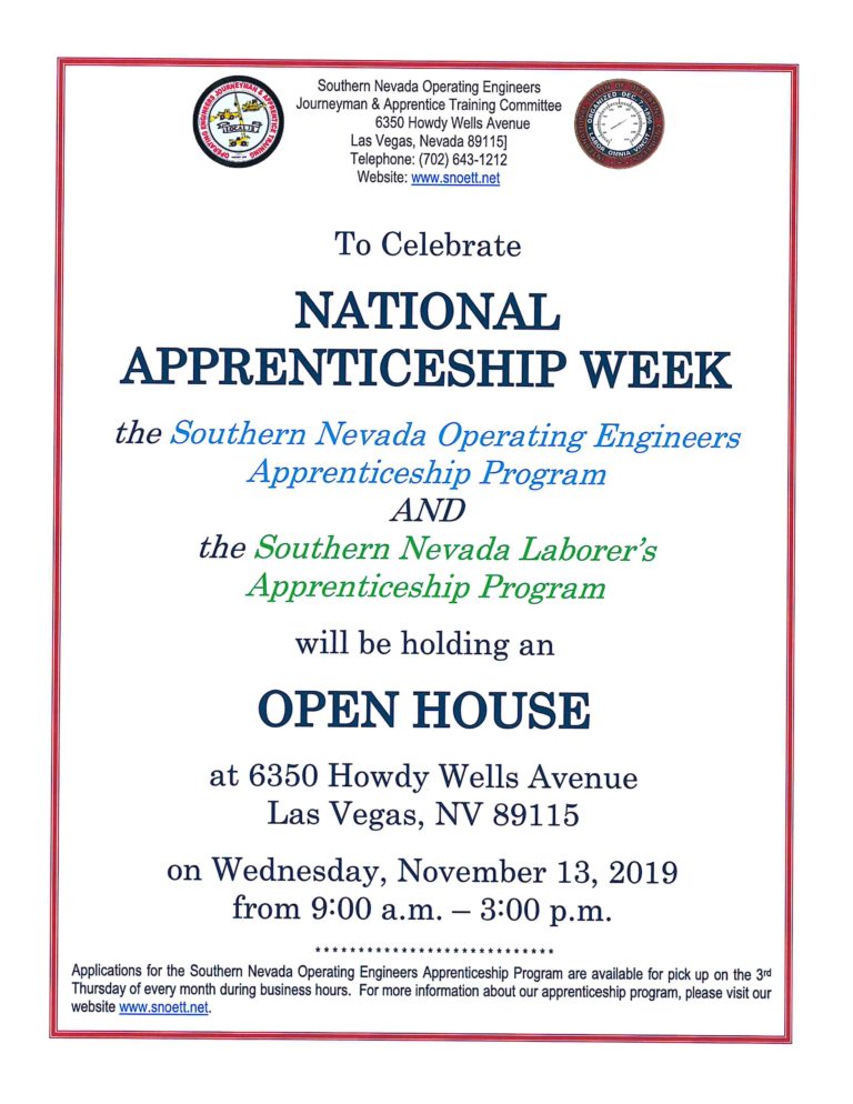 National Apprenticeship Week Odyssey Charter Schools of Nevada