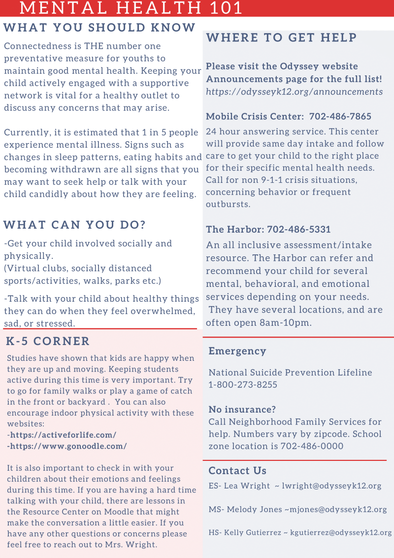 Mental Health Resource Guide 2021 – Odyssey Charter Schools of Nevada